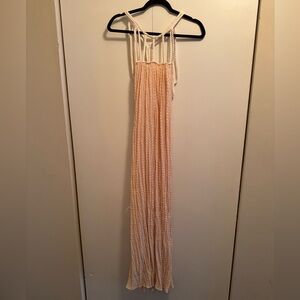 Cut out backless dress